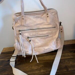 Cavalcanti Genuine Leather Bronze Made in Italy Crossbody Shoulder Bag NWT